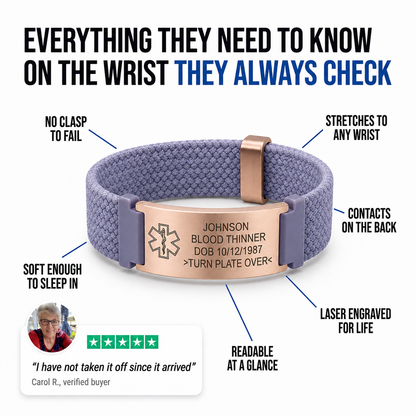 Personalized Medical ID Bracelet