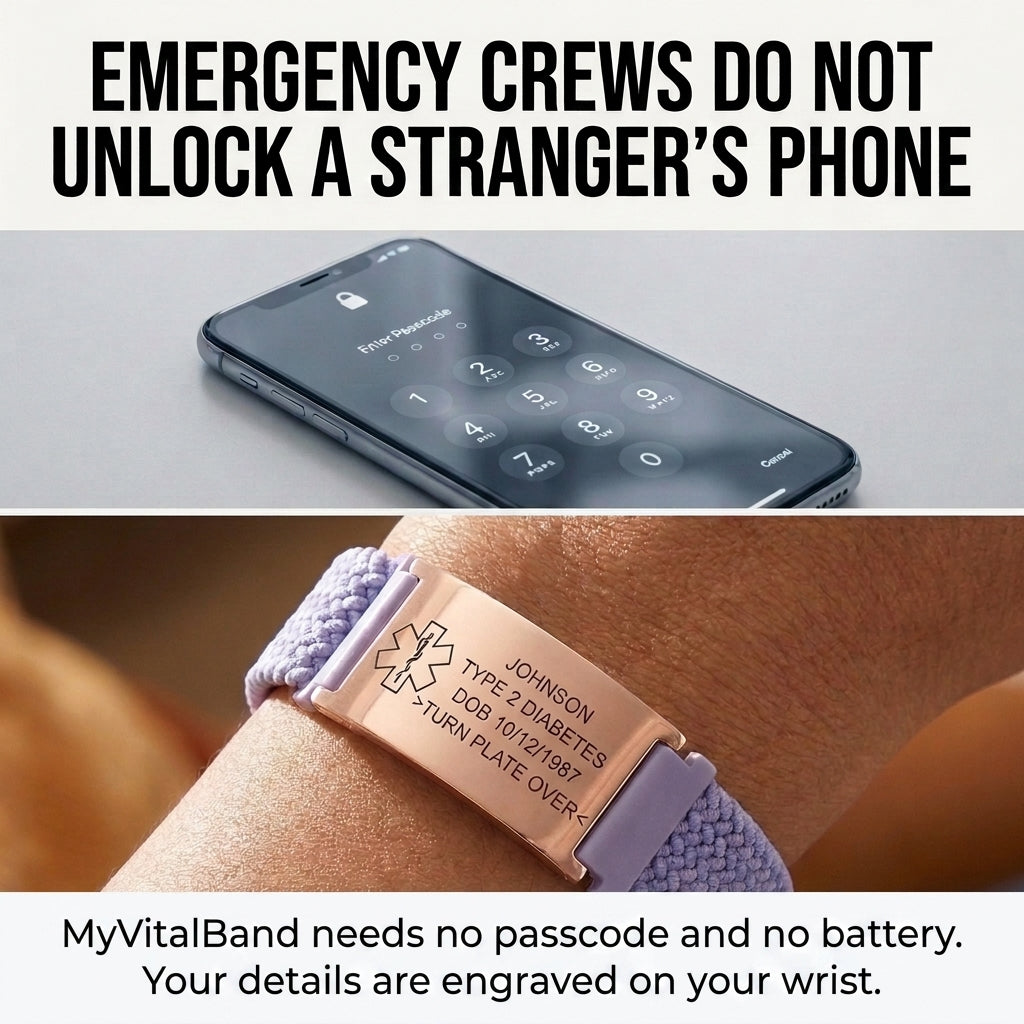 Personalized Medical ID Bracelet