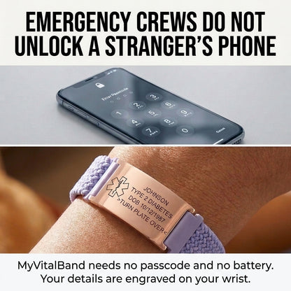 Personalized Medical ID Bracelet