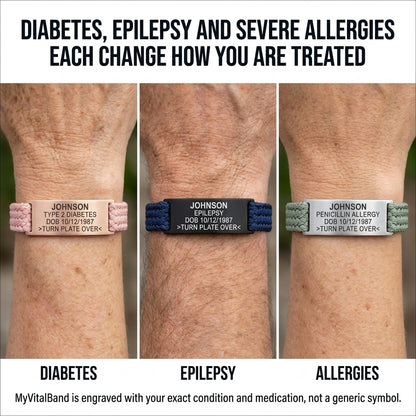 Personalized Medical ID Bracelet