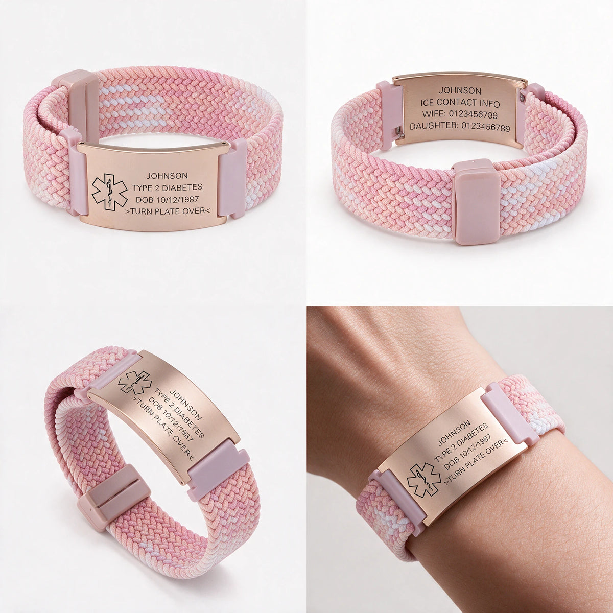 Personalized Medical ID Bracelet