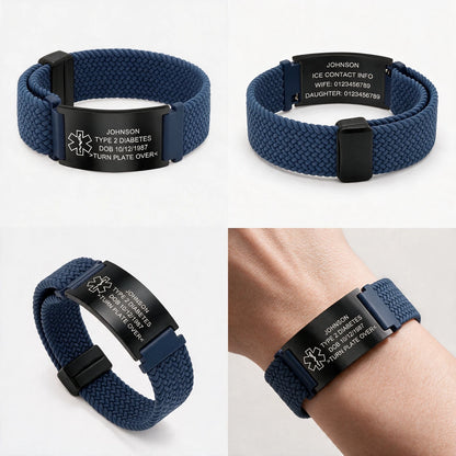 Personalized Medical ID Bracelet