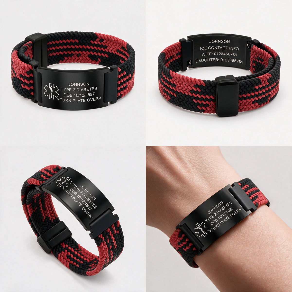 C Red & Black